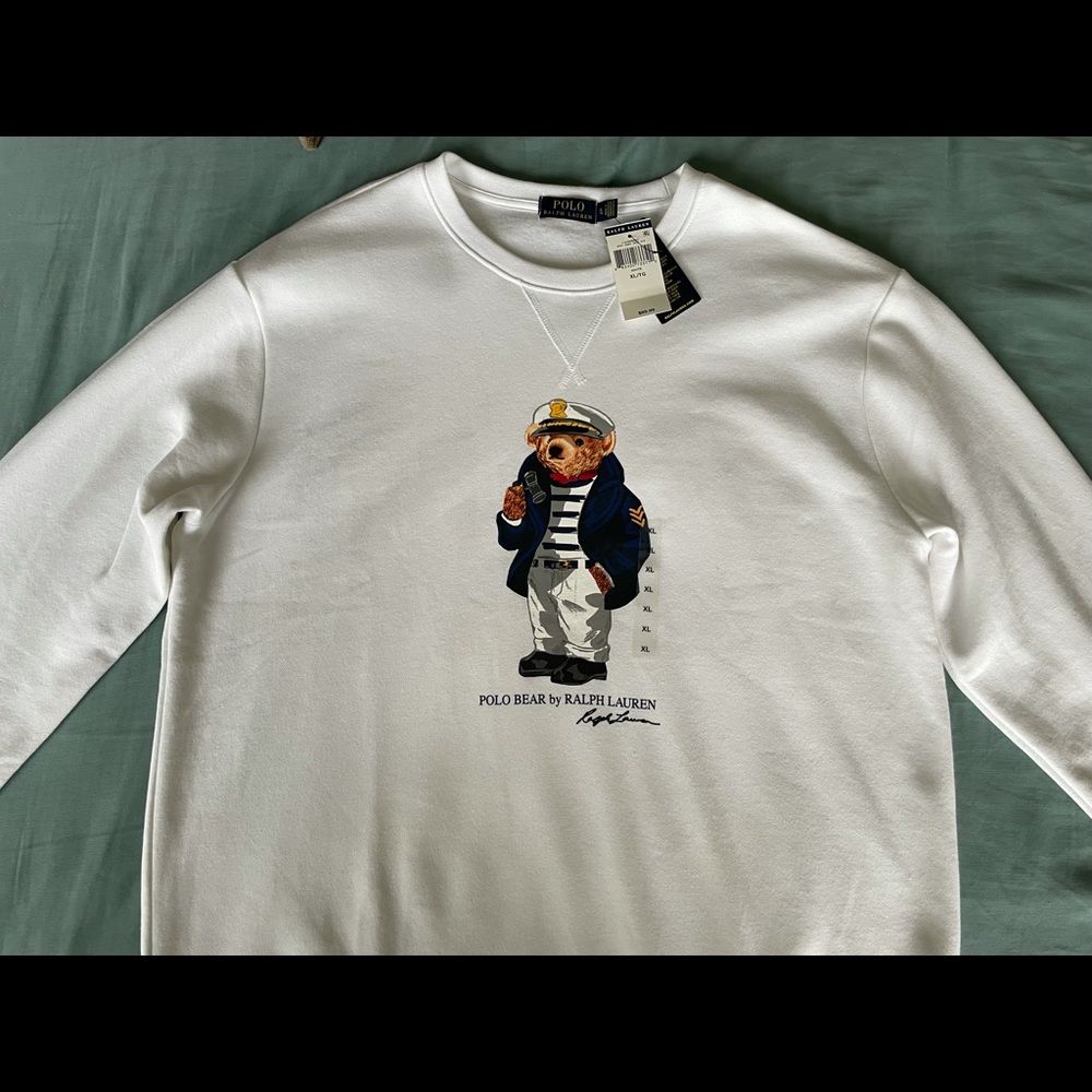 Polo Bear sweatshirt. Brand new with tags. XL